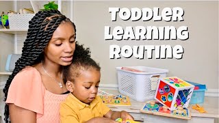 Daily Learning Routine for My Toddler: 2 Year Old