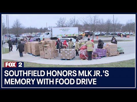 Southfield honors MLK Jr.'s memory with food drive