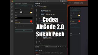 Codea - AirCode 2.0 Sneak Peek