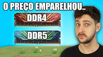 ANALISANDO O MERCADO DE MEMÓRIA RAM, DDR5 JÁ NÃO CUSTA MAIS UM RIM