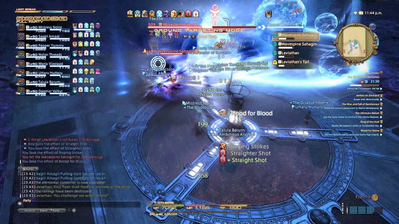 「Final Fantasy XIV」 Primal ~ "Leviathan (Extreme)"