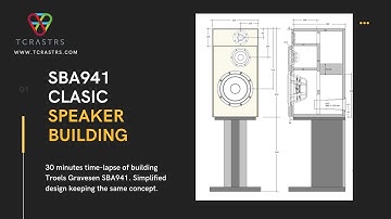 Building Troels Gravesen SBA941 DIY speaker end-to-end tutorial.