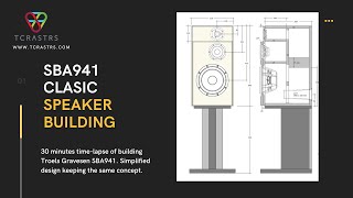 Building Troels Gravesen SBA941 DIY speaker endtoend tutorial.