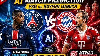 AI Predicts PSG vs Bayern Munich! Shock Result? | AI Match Prediction