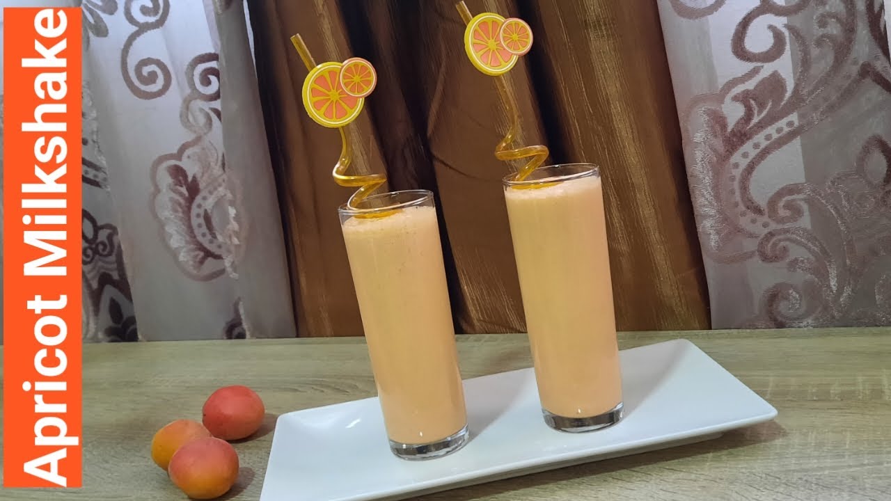 Apricot milkshake Apricot shake by sawera nazim vlog YouTube