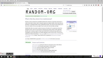 winner from Random.org