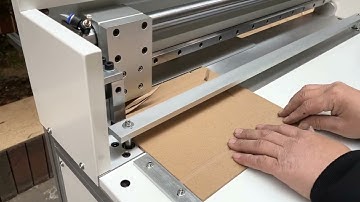 KC550A Simple semi-auto MDF/Cardboard V grooving machine for sample making