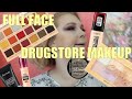 It took me 20 minutes to set up that backdrop so I just had to film | FULL FACE OF DRUGSTORE MAKEUP