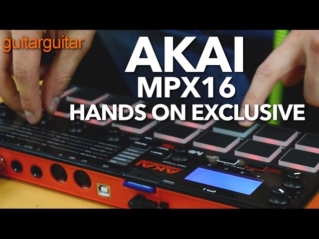 Akai MPX16 Sampler - Hands on Exclusive!