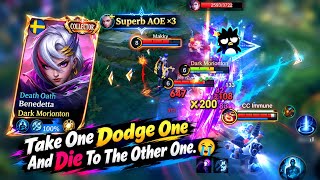 Download lagu Can't Dodge Them All‼️😭 Benedetta Vs Jawhead Gameplay‼️ Emblem | Build | Combo #mobilelegends