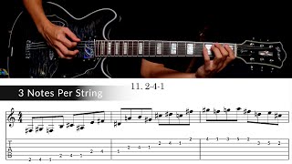 3 Notes Per String 2-4-1