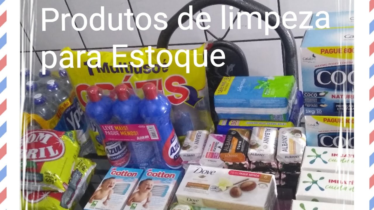 Estoque de Produtos de Limpeza|+Produtos de Higiênico/Ana ribeiro/#Estoque