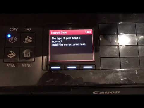 canon printhead error
