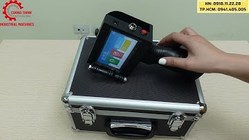 Hướng dẫn đổi đầu phun và tăng độ đậm nhạt của mực trên máy in date cầm tay MX3