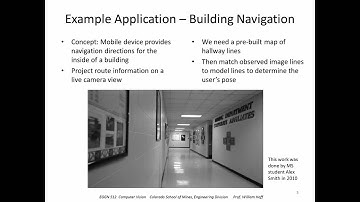 EGGN 512 - Lecture 17-1 Pose from Lines