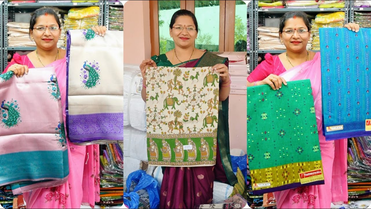 🥻 💃🔥🛍️ Flash Saree Sale LIVE  |Silk & Cotton Best Price!  || ✨ App: Mani Blouse Market ✨