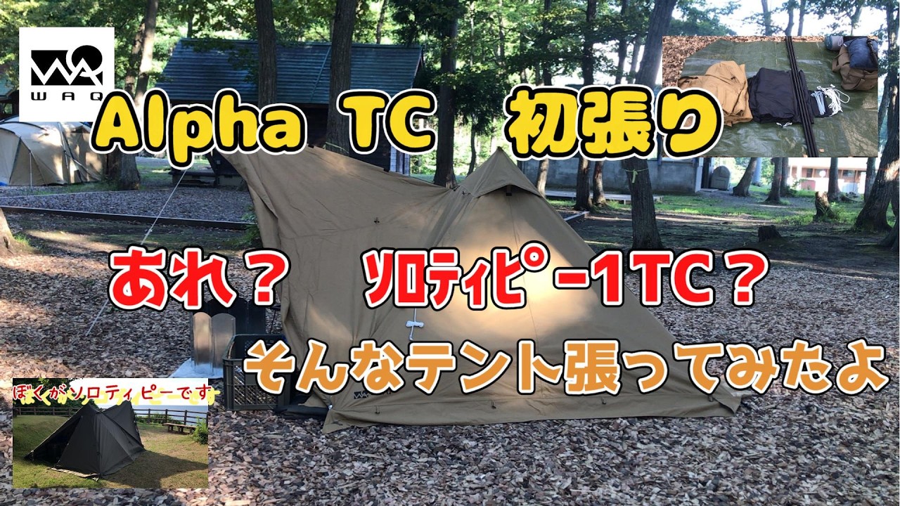 WAQAlhpaTC#アルファTC初張り＃ソロティピー１TC