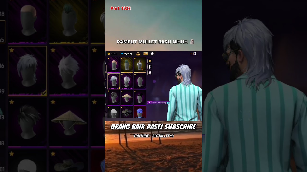 Rambut Mullet Baru Nihhh 🗿 