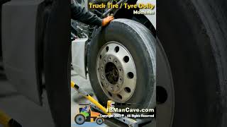 TRUCK TIRE TYRE WHEEL DOLLY JACK JBManCave.com #Shorts