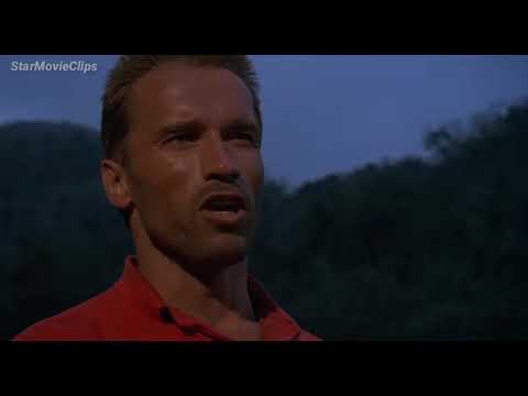 Predator (1987) Scene: Dutch and Dillon meeting before the mission