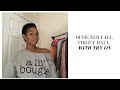 Designer Fall Thrift Haul | Fall Thrift Haul with try on