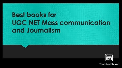 Best Books to clear Ugc Net Exam|| Mass communication paper 2