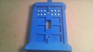 I make a Tardis Light Switch Cover