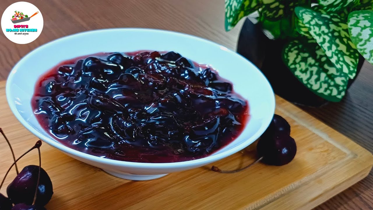 Black Cherry Compote Homemade Compote YouTube
