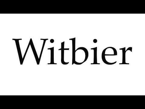 فيديو: كيف تنطق witbier؟