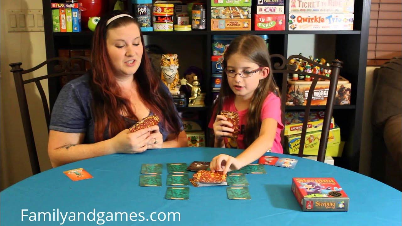 Sleeping Queens Card Game Let's Play Review YouTube