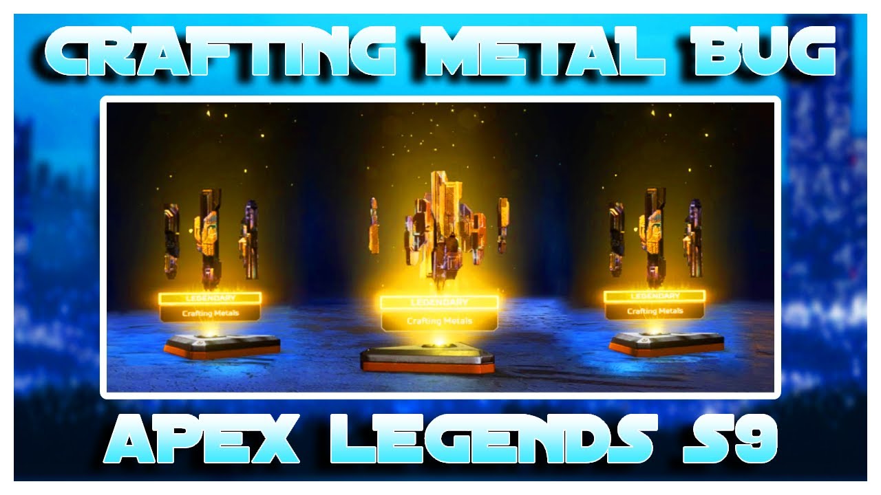 Apex Crafting Material Glitch Apex Legends Season 9 Glitch Youtube Apex Crafting Material Glitch Apex Legends Season 9 Glitch Youtube