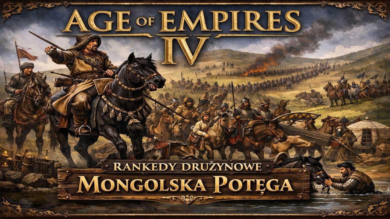 Age of Empires 4 rankedy drużynowe. Mongolska potęga