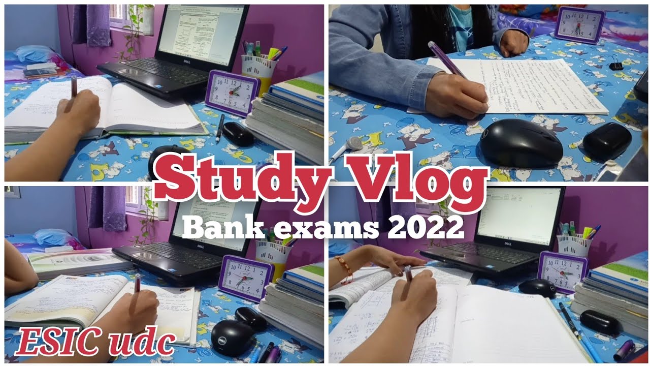 Study routine for bank exams 2022 | ESIC udc preparation | Study vlog | Banking aspirant | SBI| Ibps