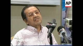 MALAYSIA: KUALA LUMPUR: ANWAR IBRAHIM RALLY ENDS IN VIOLENCE