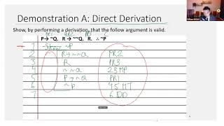 How to Do a Direct Derivation (Sentential Logic)
