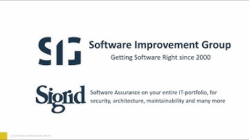 SIG | Our company, methodology and benchmark.