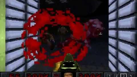 PSX Final Doom - Map03 - Canyon