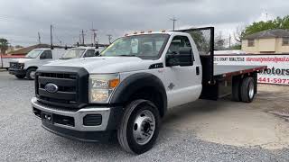 2016 Ford F550 Flat Bed...SOLD