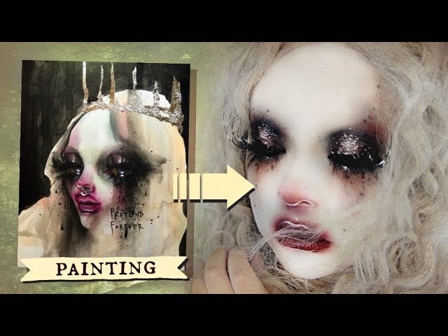 TURNING MYSELF INTO A DUSTIN BAILARD PAINTING (makeup only)