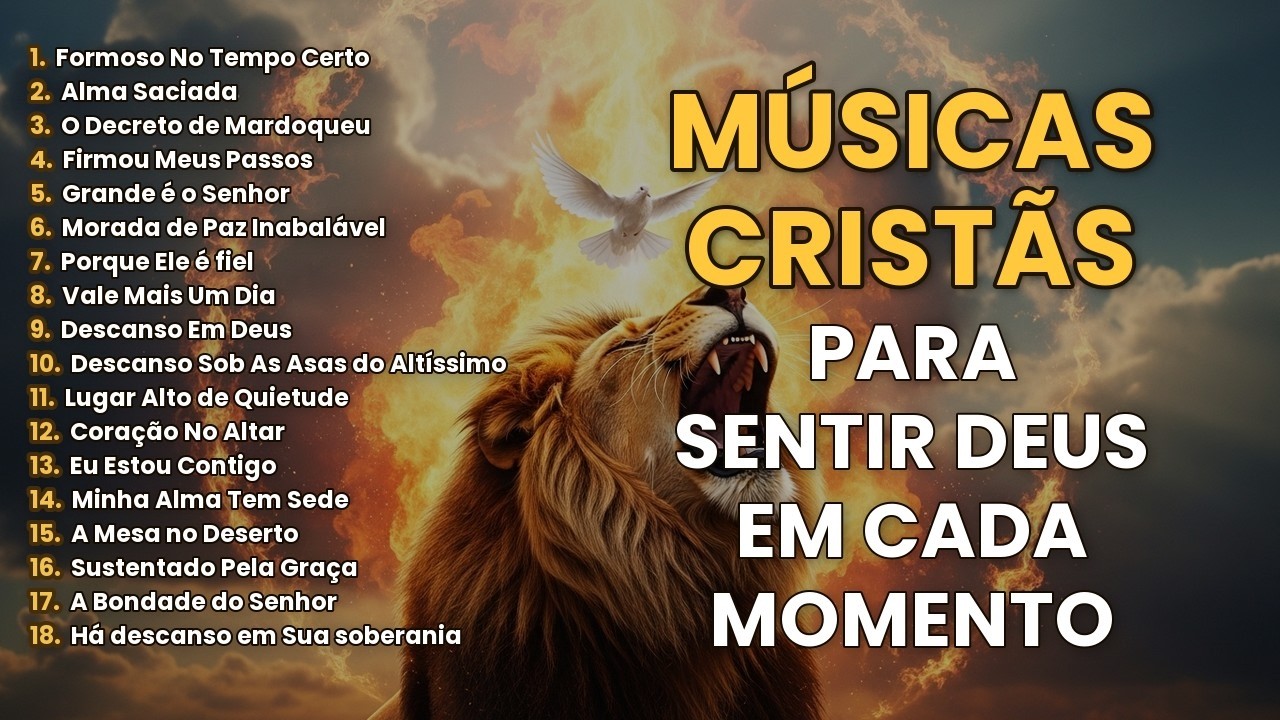 Música Cristã ✝️ para Sentir Deus Perto em Cada Momento