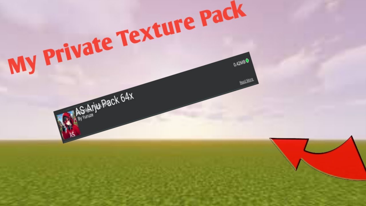 My Private Texture Pack Release ll For MCPE ll - YouTube