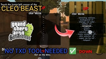How To Install Cleo Mods In GTA San Andreas Original Android | Scripts Cheats Menu In GTA SA Mobile