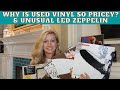 Why Is Used Vinyl So Pricey? & Unusual Led Zeppelin Records!!!