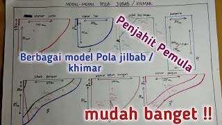 Model-model Pola jilbab / khimar
