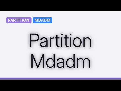 Unix & Linux: mdadm RAID1 array - is it required to partition?