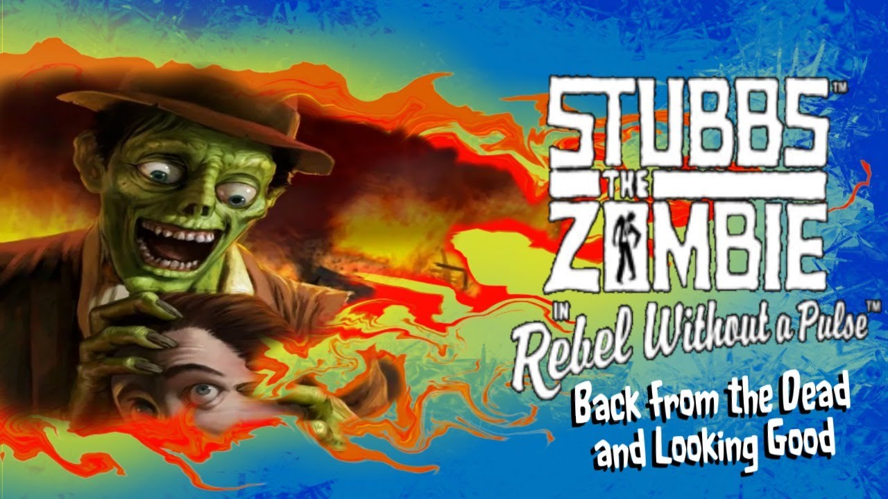 Back crash. Stubbs the Zombie in Rebel without a Pulse. Stubbs the Zombie in Rebel without a Pulse обои 4к.