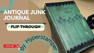 Antique Junk Journal Flip Through By Hyperstamper