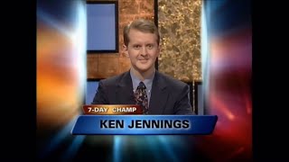 Jeopardy Intro  Ken Jennings Day 8 61104