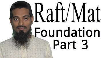 Raft or mat foundation bangla | part 3 #Depthcheck