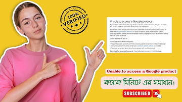 With Live Proof | Unable to access a Google Product Problem Solve | Channel suspended Problem Solve